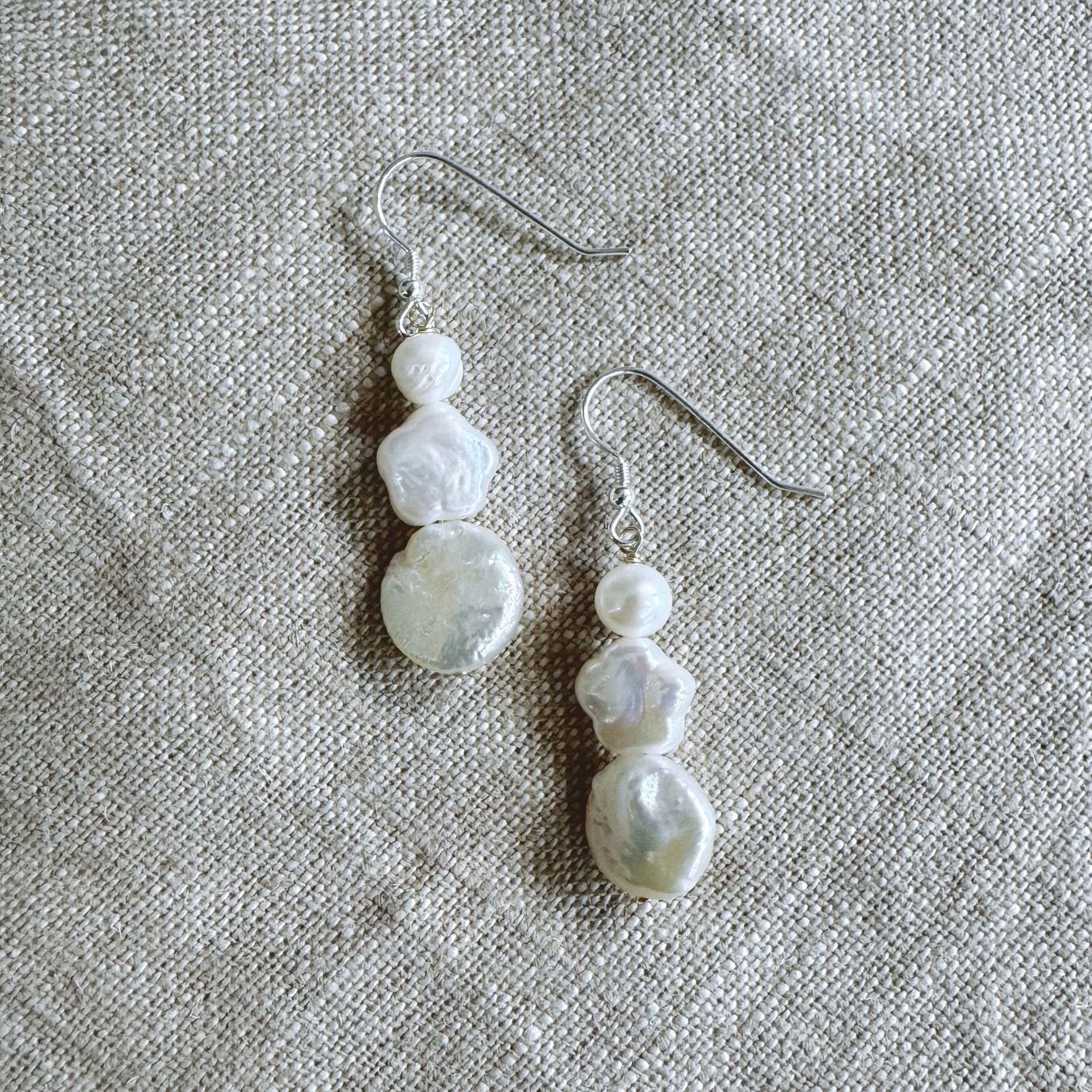 Lunar Pearl Earrings