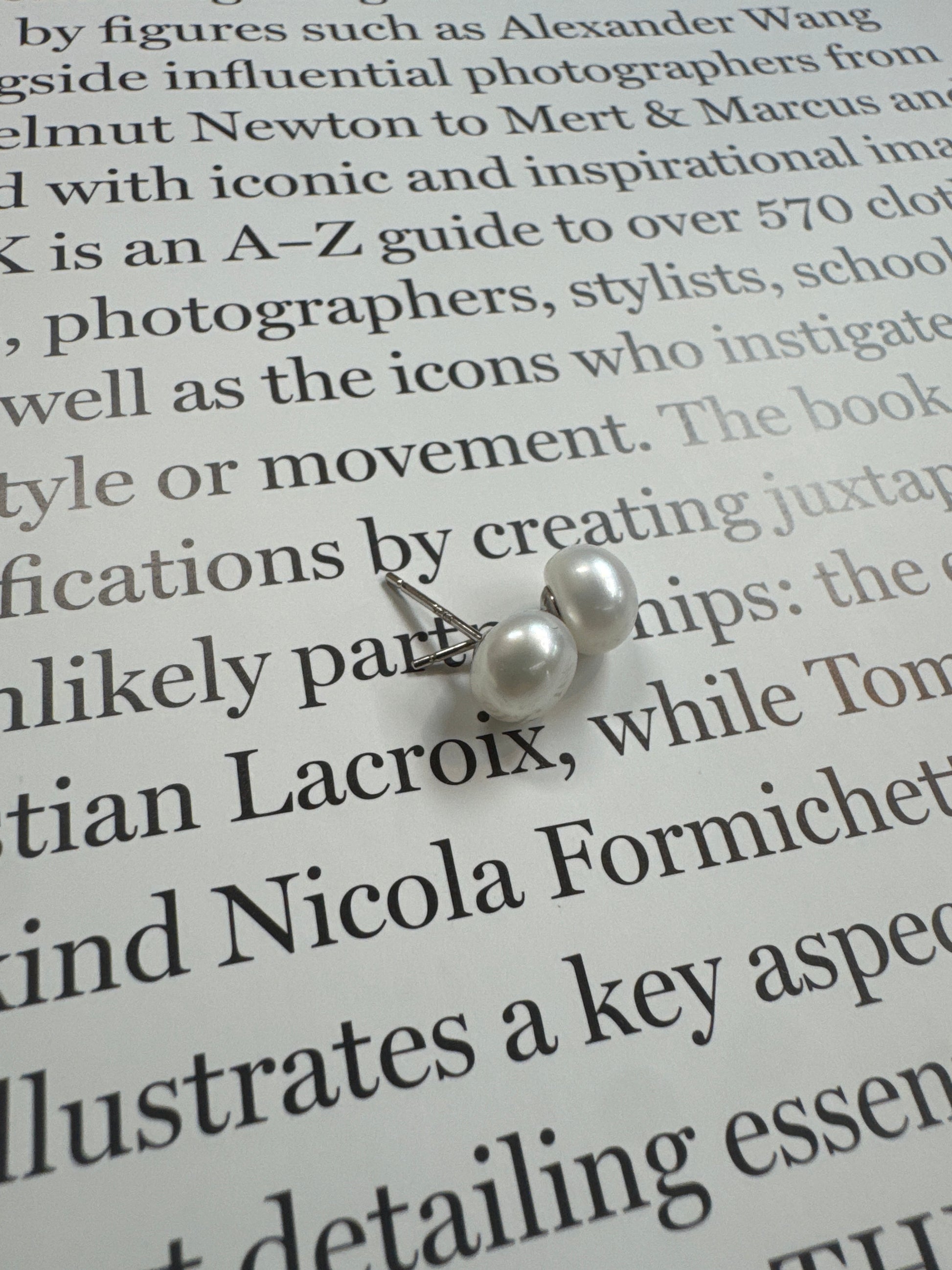 Freshwater Pearl Studs | 10mm