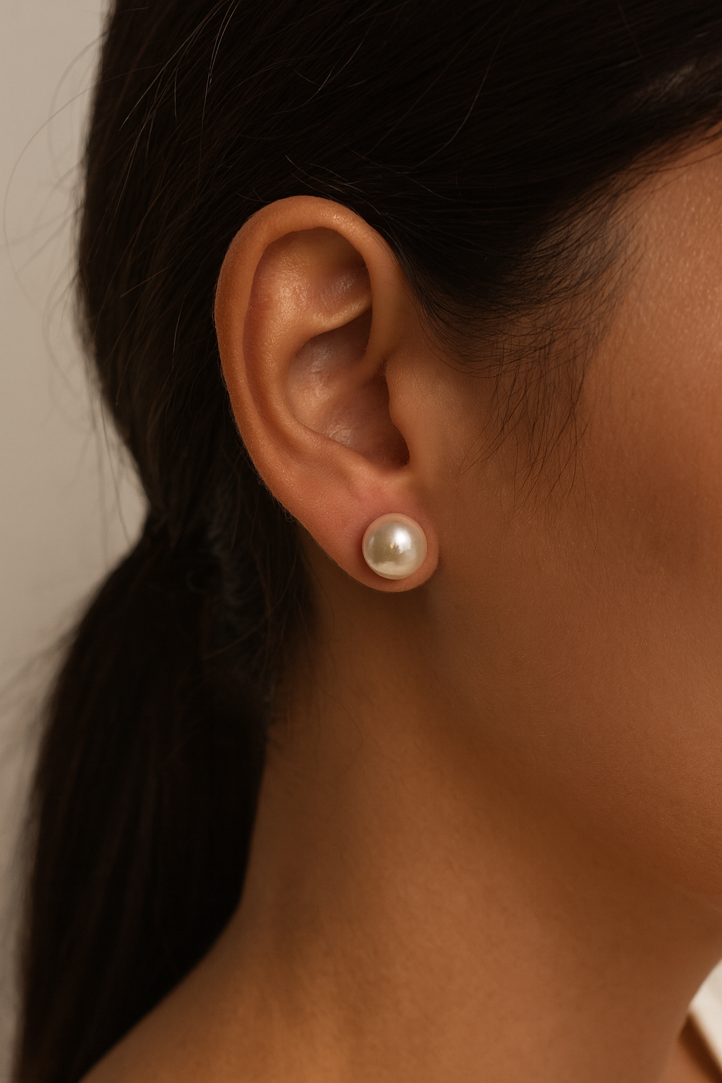Freshwater Pearl Studs | 10mm