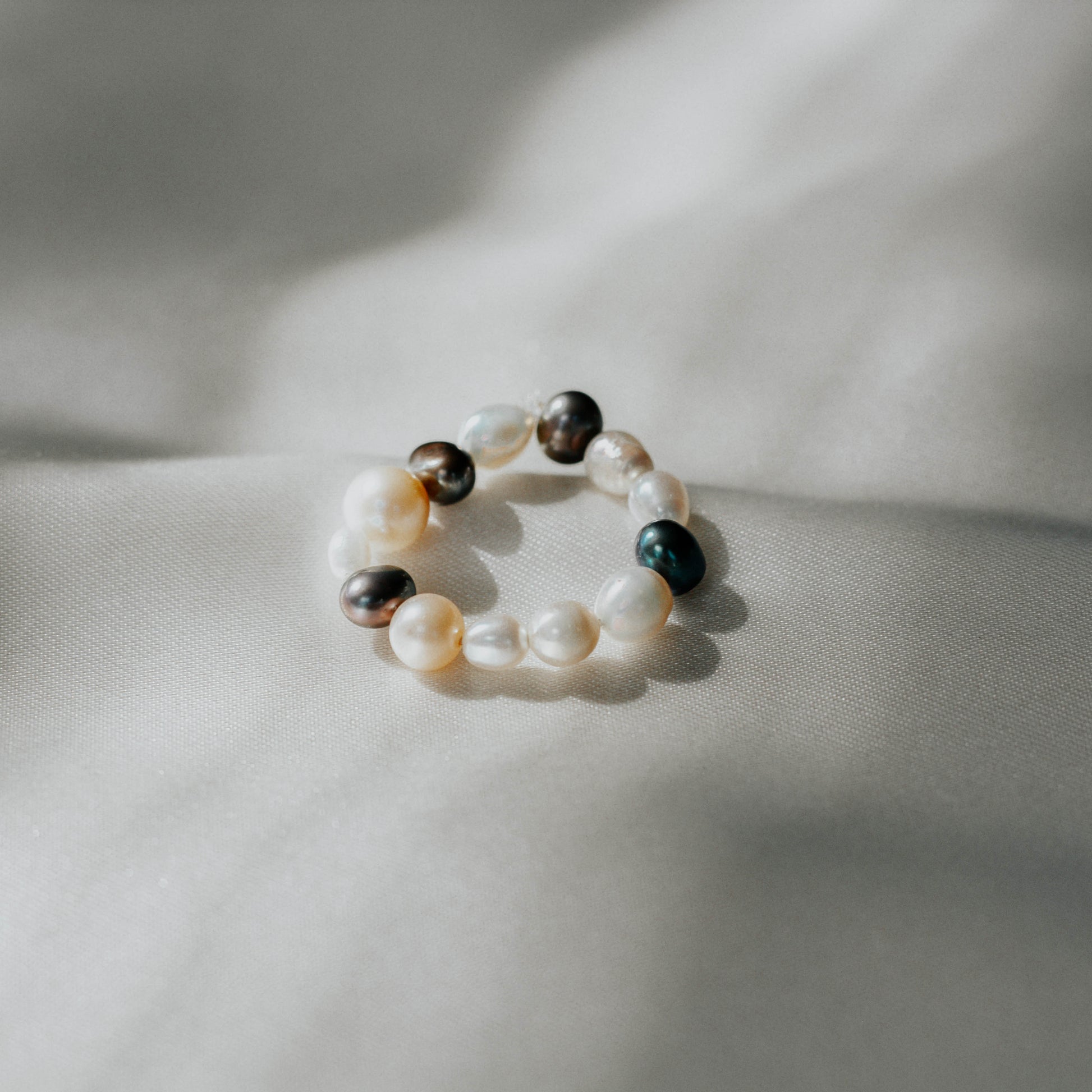 Multi-Color Pearl Ring