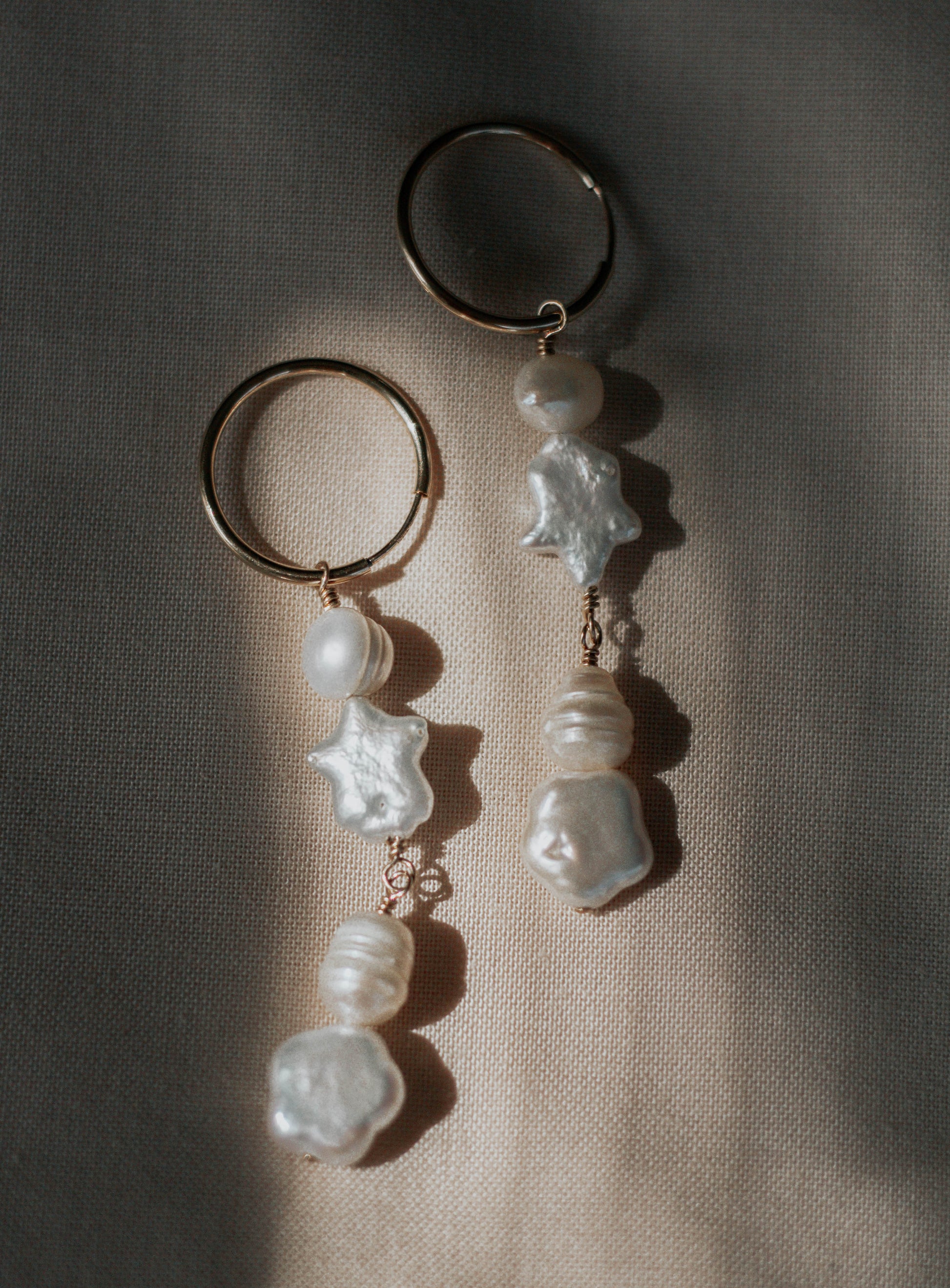 Baroque Freshwater Dangle Earrings