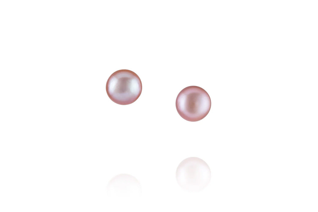 Blush Pearl Studs | 8.5mm