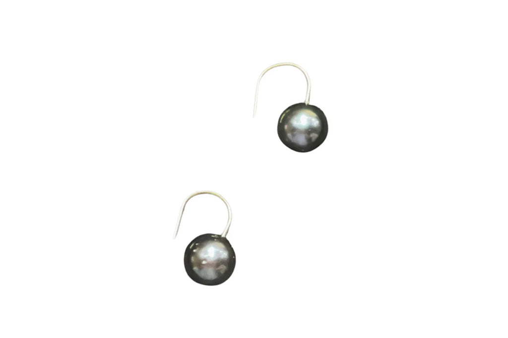 Horseshoe Tahitian Pearl Earrings